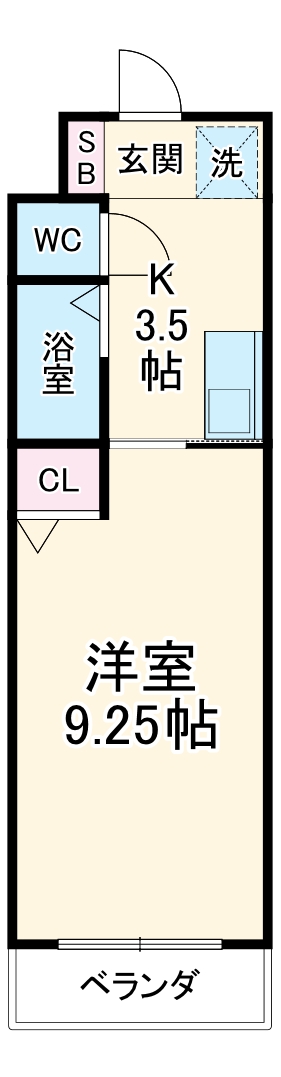 サンパティークⅡの間取り