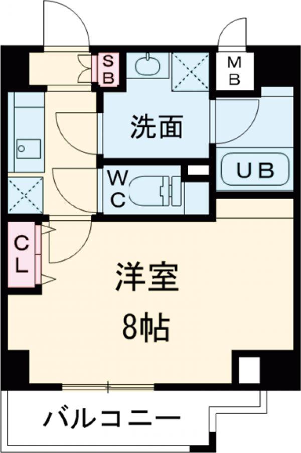 ALTERNA菊川Ⅱの間取り