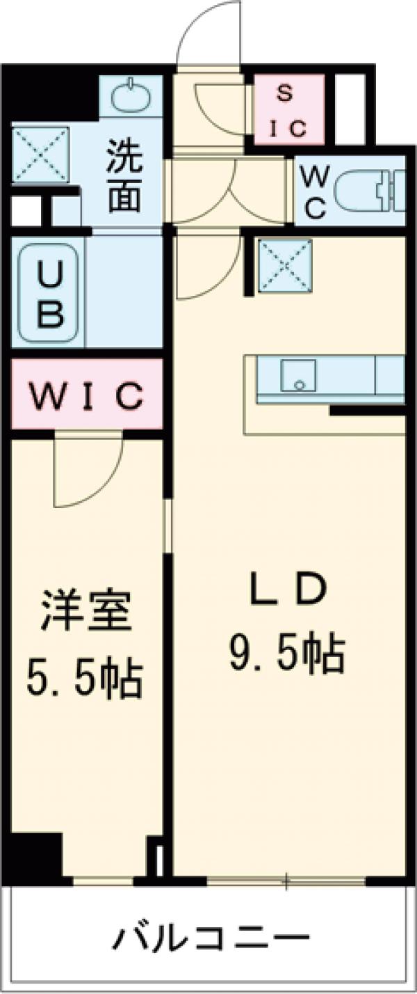 ALTERNA菊川Ⅱの間取り