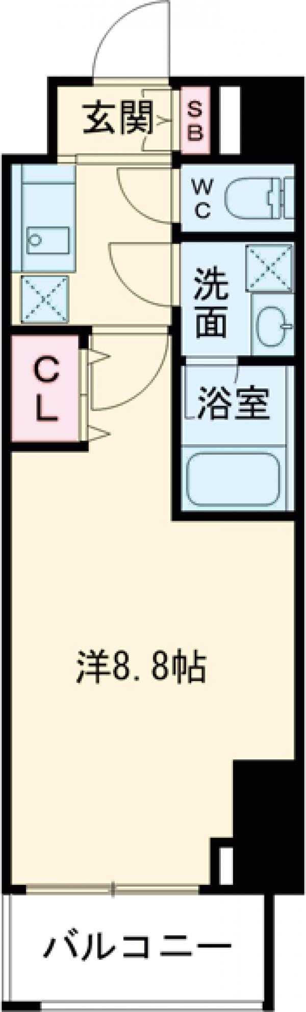 ALTERNA菊川Ⅱの間取り