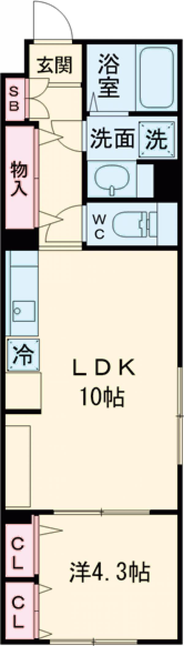 メモラ椎名町の間取り