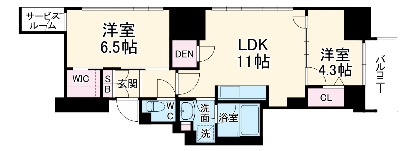 MARKS横浜戸部の間取り