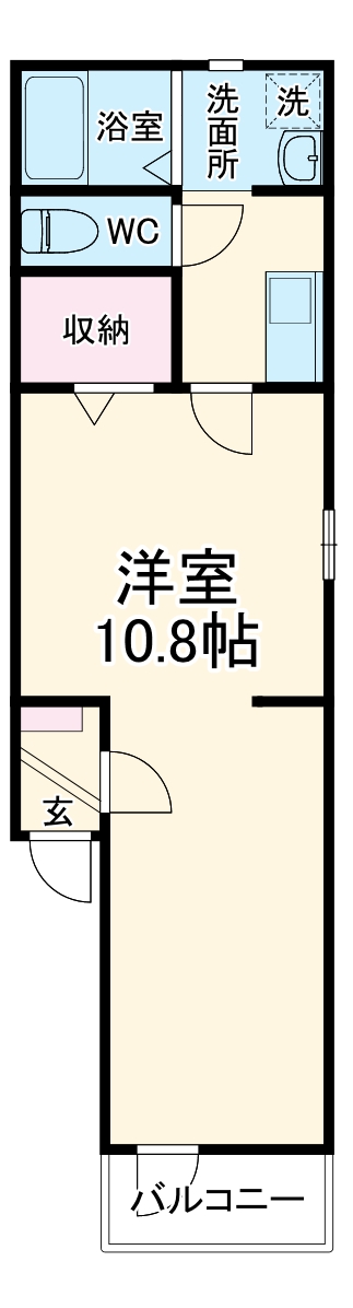 リーヴェルポート横浜三ッ沢LUKIAの間取り