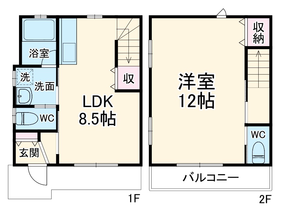 奈良町メゾンの間取り