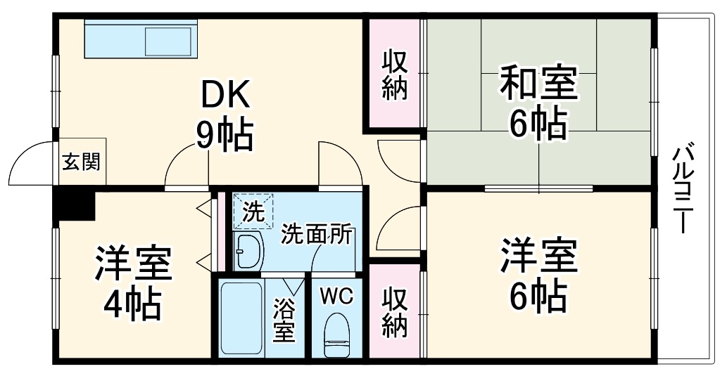 イーストワン霞ヶ関Aの間取り