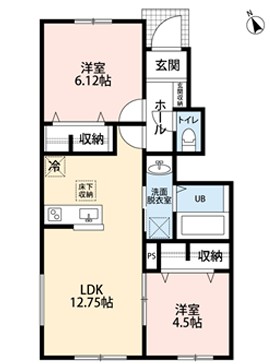 リーブルファイン杉並久我山の間取り
