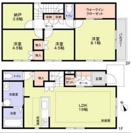 (仮称)武蔵野市吉祥寺東町1丁目計画の間取り