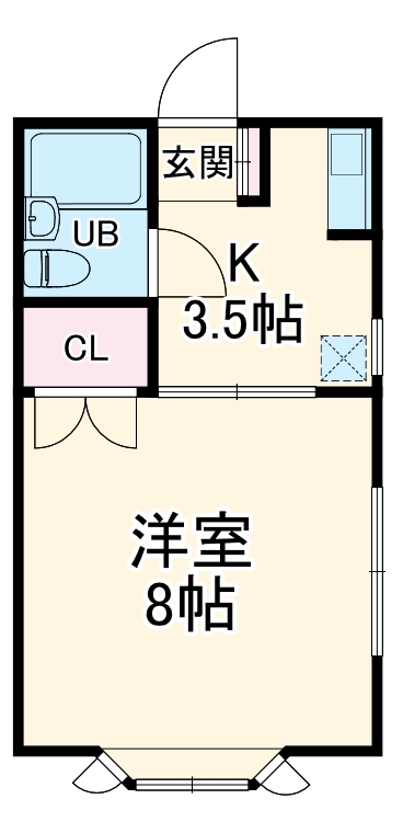 ヒルズ白楽の間取り