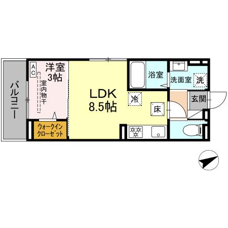 D Paina あざみ野Ⅰの間取り