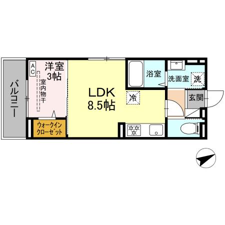 D Paina あざみ野Ⅰの間取り