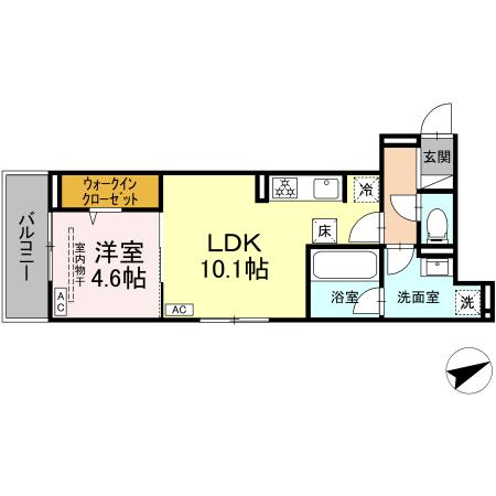 D Paina あざみ野Ⅰの間取り