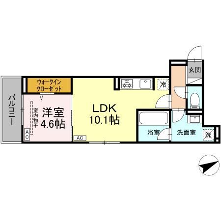 D Paina あざみ野Ⅰの間取り