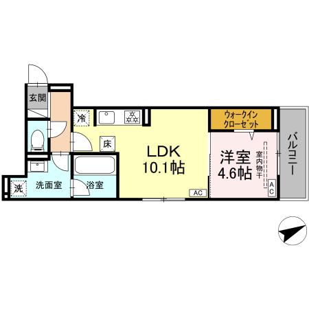 D Paina あざみ野Ⅰの間取り