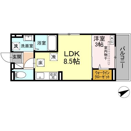 D Paina あざみ野Ⅰの間取り