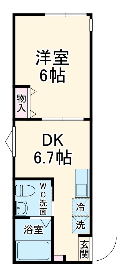 宮崎台APの間取り