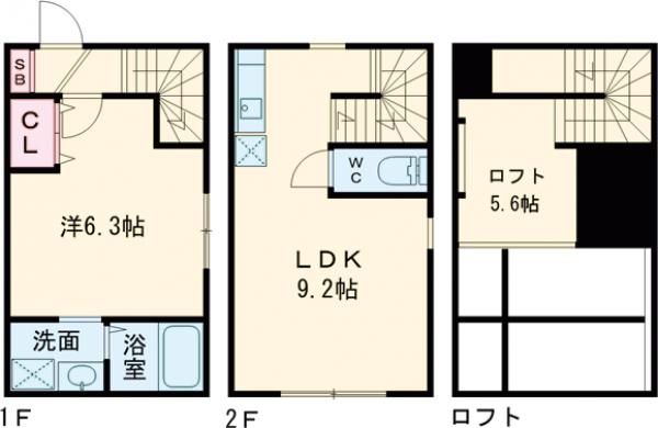 notesの間取り