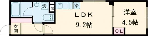 フェリエール南常盤台の間取り