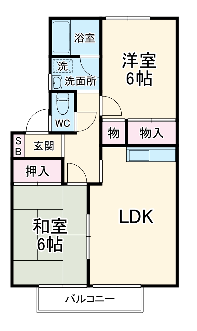 ベルフィールドの間取り