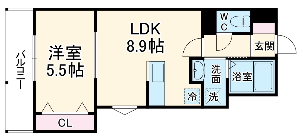 1/8 間取