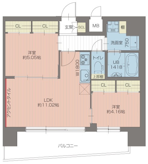2/14 間取