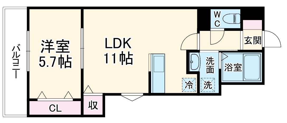 1/8 間取