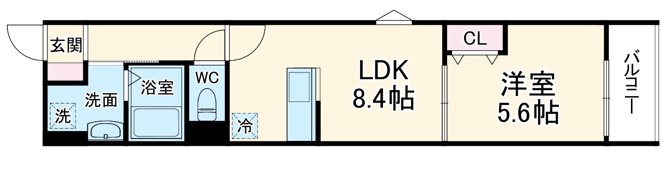 1/8 間取