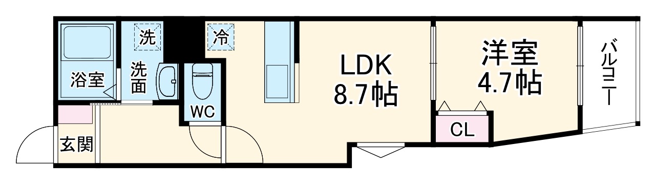 1/8 間取