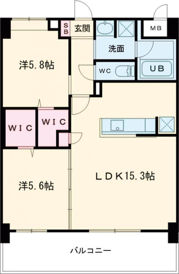 TK-RESIDENCE半道橋achieveの間取り