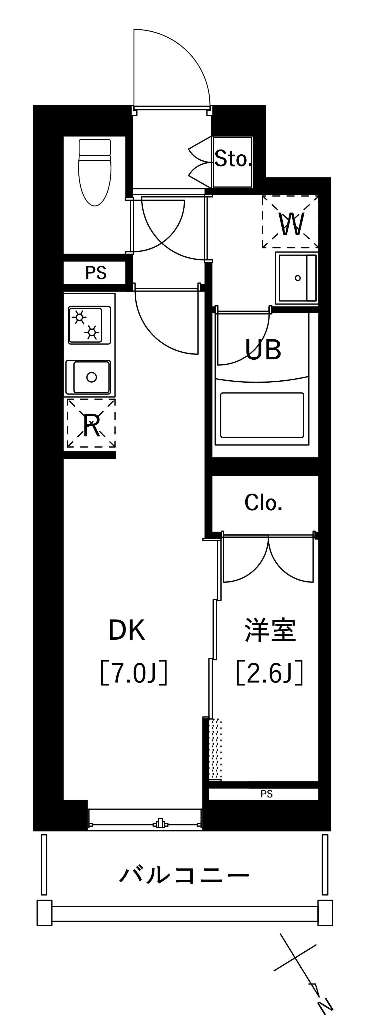 アークマーク南大井の間取り