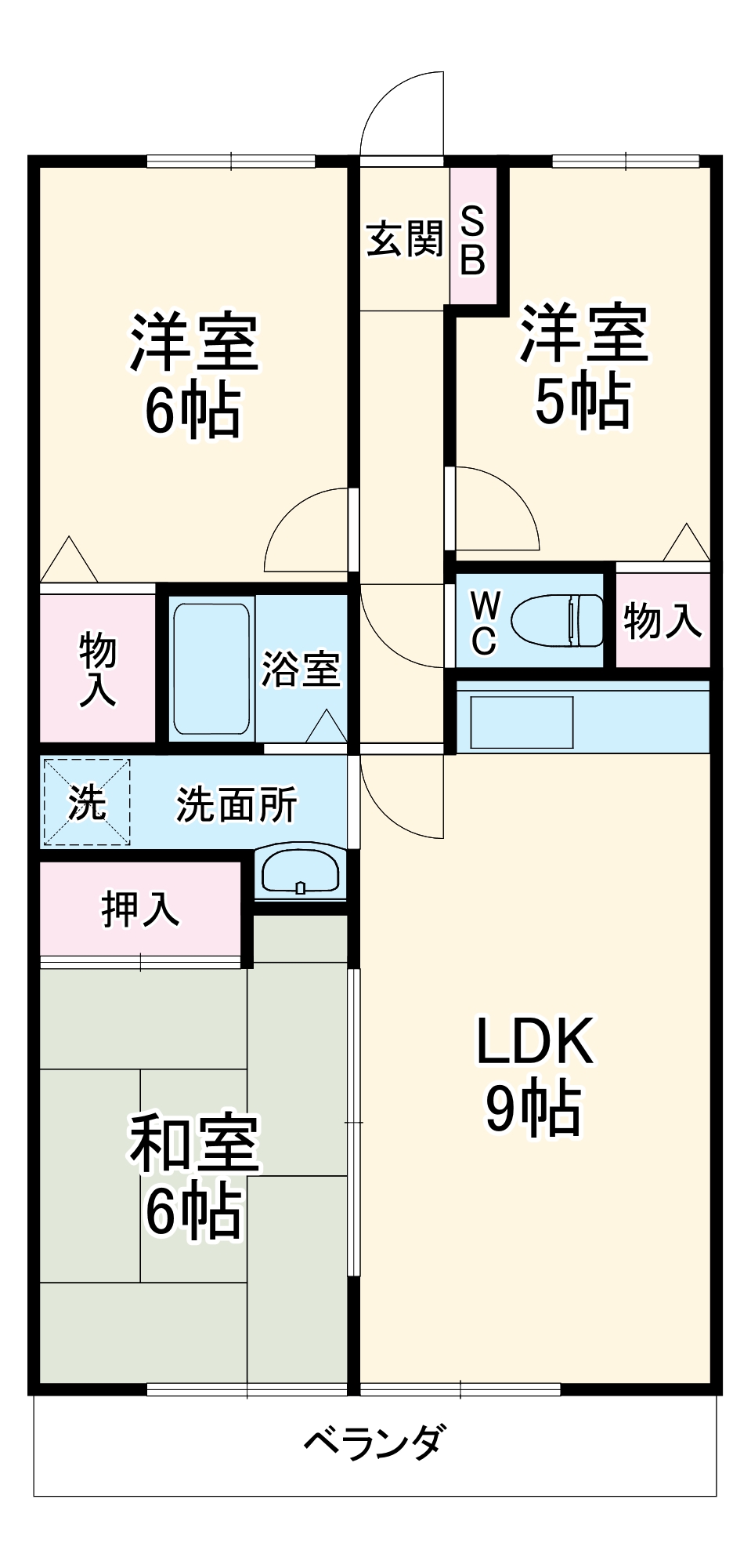コーポシャルレⅤの間取り