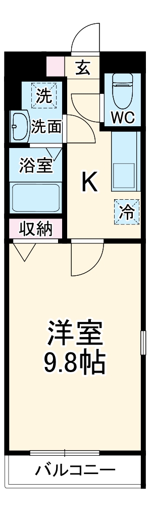 クレールブランカの間取り