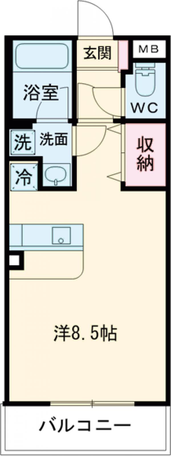 プティリヴィエールの間取り