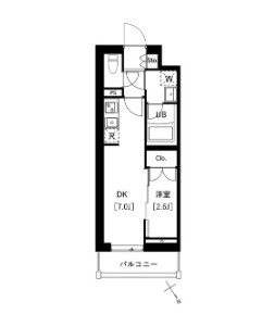 アークマーク南大井の間取り