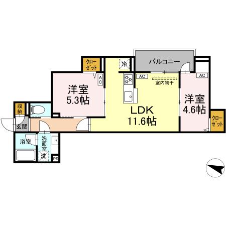セレスティア中野鷺ノ宮の間取り