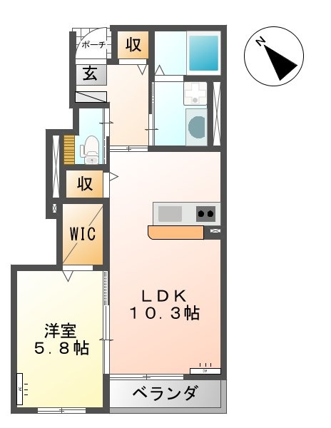 フォレストⅣの間取り