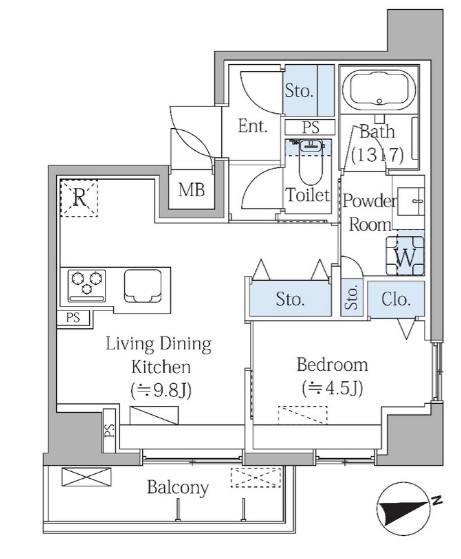 Grand Mark Residenceの間取り