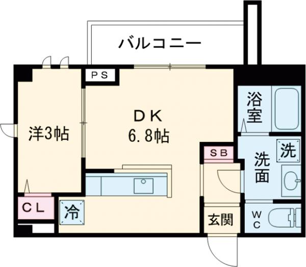 ディアコート住吉の間取り