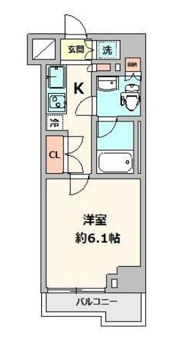 ルーブル川崎貝塚壱番館の間取り