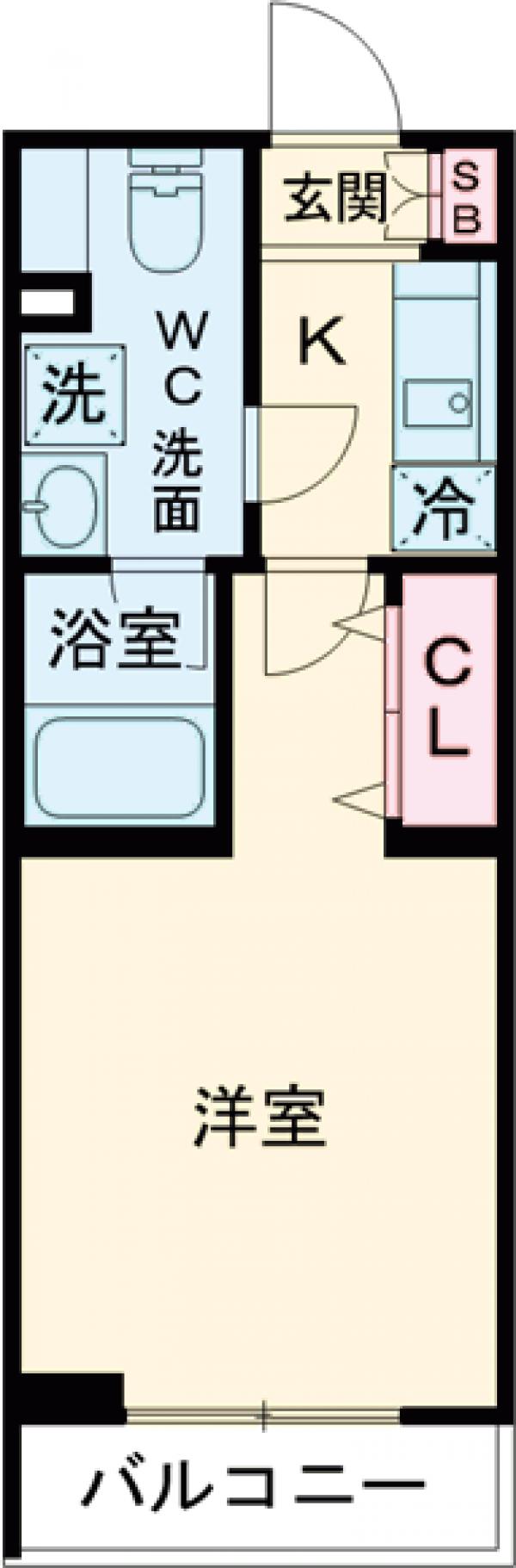 MAXIV CROS府中の間取り