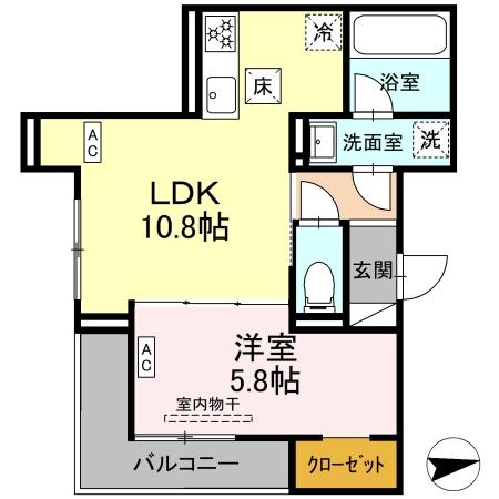 D Paina Shimosakunobe Iの間取り