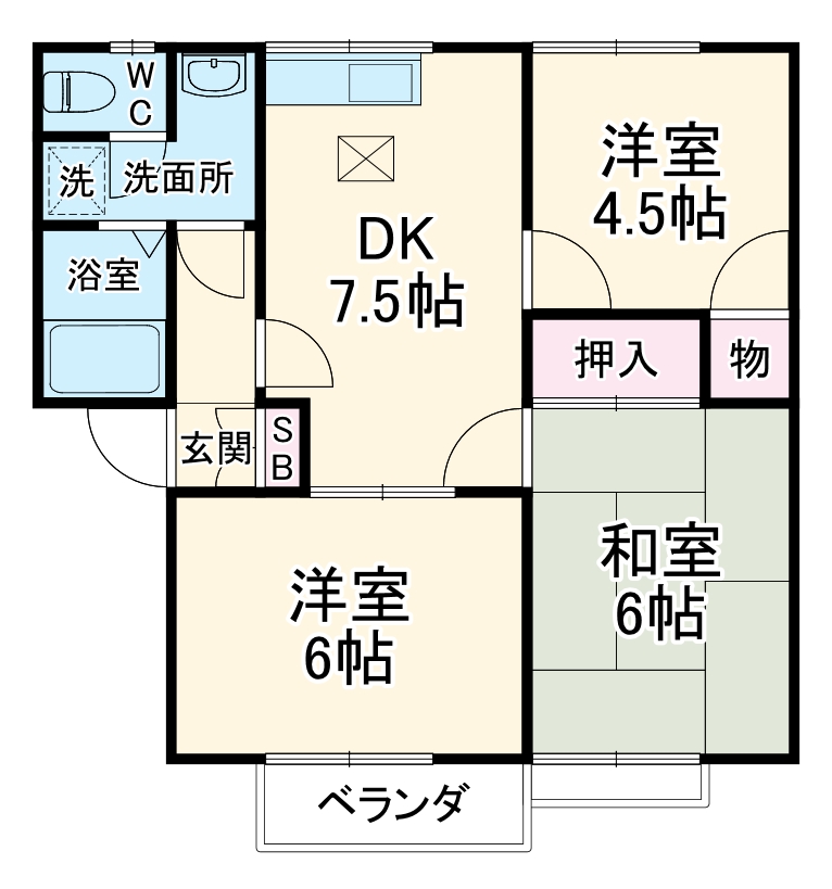 ファミリータウンの間取り