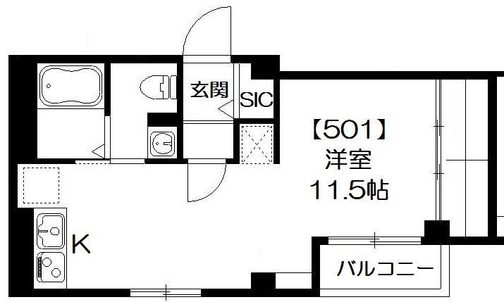 K館の間取り