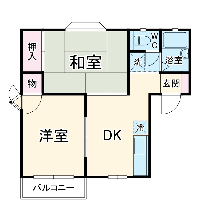 ミモザハウスAの間取り