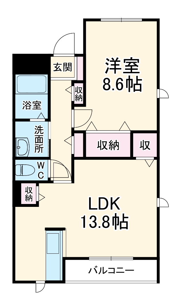 矢掛館北棟の間取り
