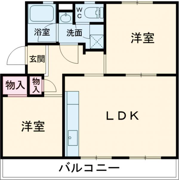車返し団地住宅の間取り