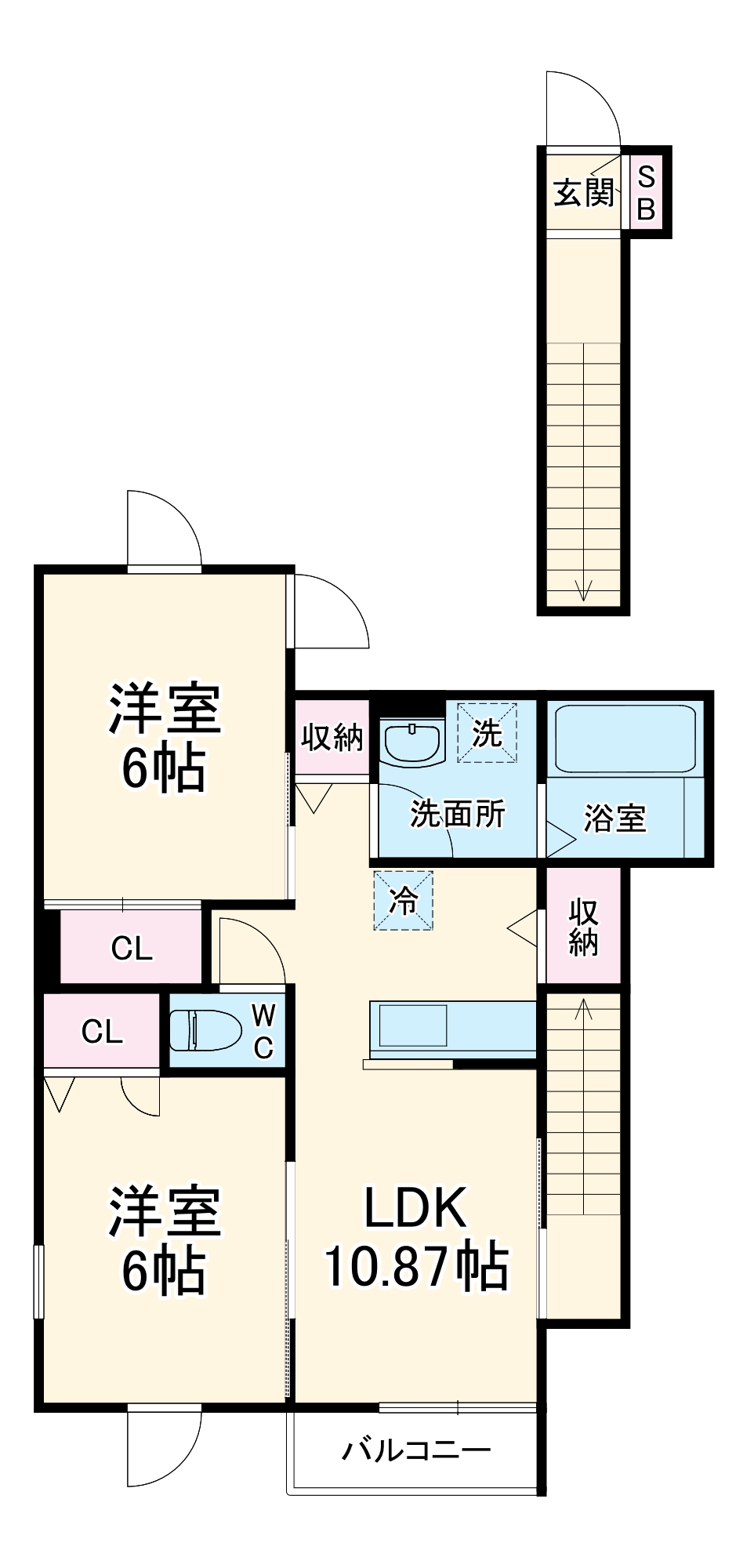 シャルム スリジエの間取り