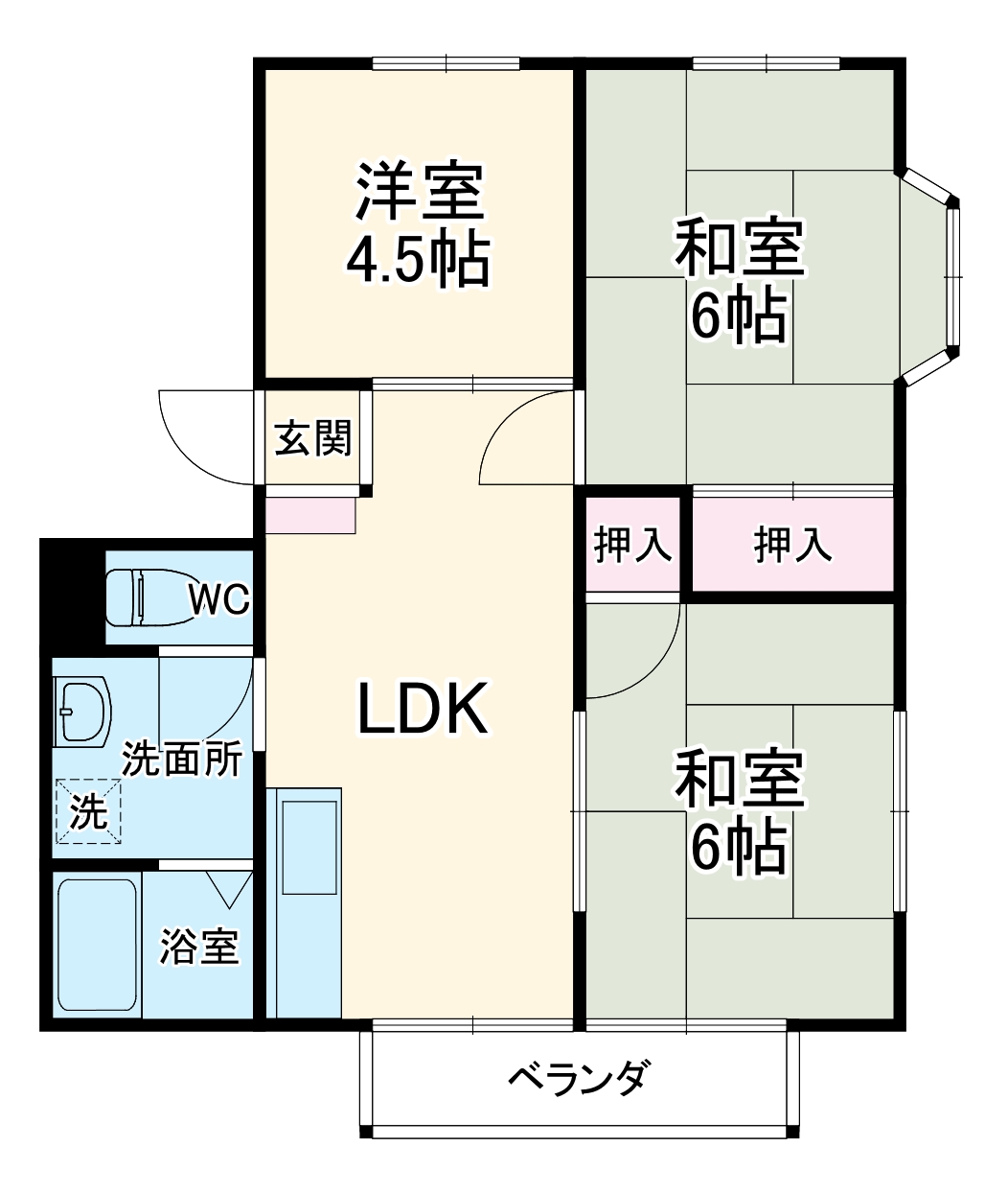 MTハイツの間取り