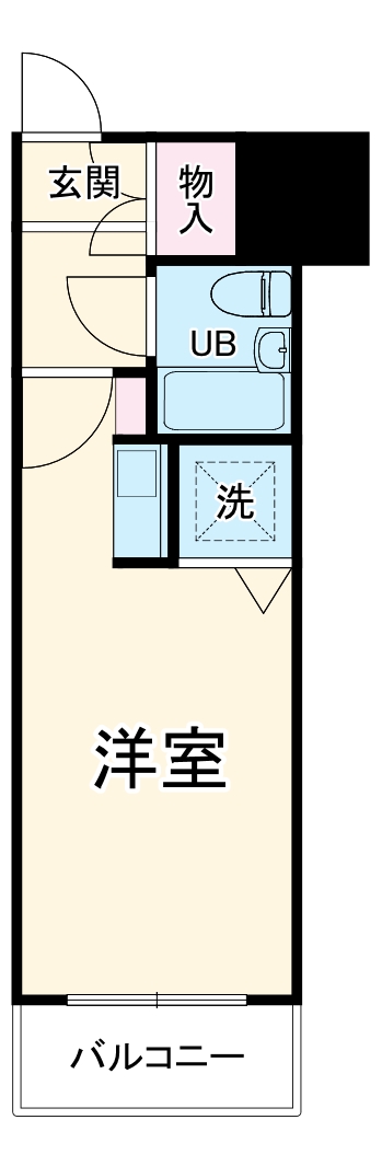 NICアーバンスピリッツ川崎の間取り