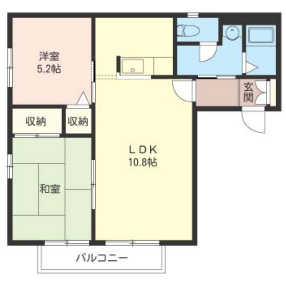 ウエストジュネスの間取り