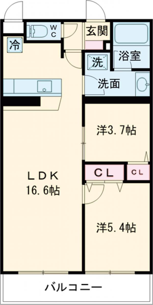 フェアフォレスト540の間取り